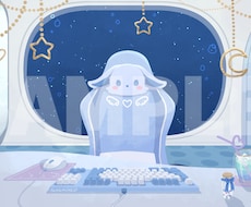 Vtuber様必見!背景お描きします 商業利用OK！配信や動画に使えるかわいい背景イラストです！！