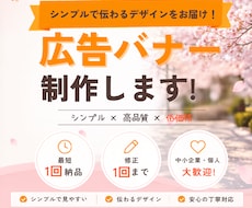 広告バナーを制作いたしますます イメージ1