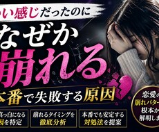恋愛の本番で崩れる原因と対処法を特定します イメージ1