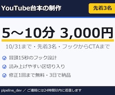 解説・雑学系のYouTube台本を書きます イメージ1