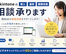 kintoneの運用・業務改善について相談承ります イメージ1