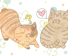 猫、ペットや人物のアイコン、挿絵を描きます イメージ1