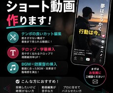 TikTok編集ショート動画します イメージ1