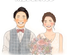 お写真を温かみのある似顔絵イラスト描きます *似顔絵、人物イラスト得意です＾＾