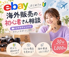 eBay海外販売の初心者相談に乗ります イメージ1