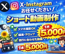 SNS運用代行や動画編集を格安で承ります