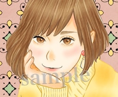 お写真をイラスト化いたします お写真を元に、似顔絵などをお求めの方へ＊