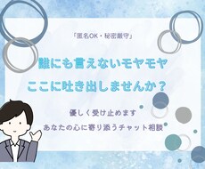 心を軽くしたいあなたへ。チャット相談をご提供します イメージ1