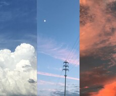 美しい空の写真をお送りします 疲れた時の癒し、写真素材としての利用も可能です！