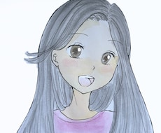 少女漫画風の似顔絵、SNSアイコン作成します イメージ1