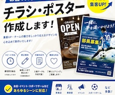 イベント用ポスターやチラシを作成します イメージ1
