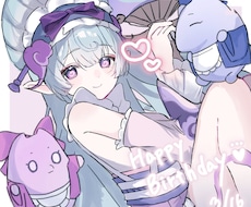 SNS用アイコン/1枚絵 お描きします！ます SNS用のアイコンや1枚目、サムネイル等のイラスト描きます！