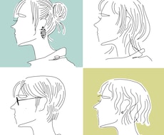 シンプルおしゃれ！線画アイコンをお描きします イメージ1