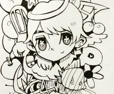 かんたんなイラスト描きます(✿︎´ ꒳ ` )♡︎