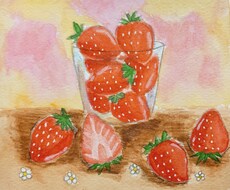 透明水彩で癒されるかわいいイラストを描きます イメージ1