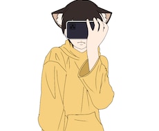 オリジナル(バストアップ)イラスト描きます イメージ1