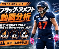 フラッグ・アメフトの試合動画を分析します イメージ1