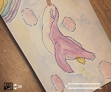 心温まる水彩アートを描きます
