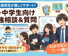 現役高校生が教える勉強・宿題・受験サポートします イメージ1