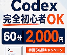 Codex入門 初心者に使い方教えます AIを毎日触るフリーランスエンジニアがコツを伝授