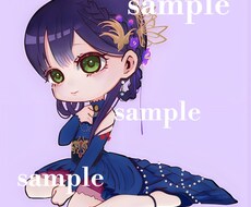 デフォルメイラスト作成いたします snsなどのアイコン用デフォルメイラスト