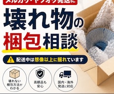 メルカリやヤフオクの壊れ物の梱包教えます イメージ1