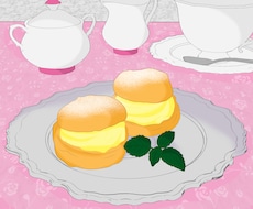 アニメ風のかわいい食べ物イラストを描きます イメージ1