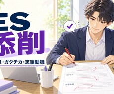 就活ESを論理的に添削します イメージ1