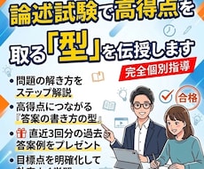 キャリコン（キャリ協）論述「答案の型」を伝授します イメージ1