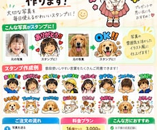 お子様・ペットの写真からLINEスタンプを作ります 大切な写真を、毎日使えるかわいいLINEスタンプに！