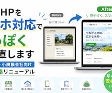 古いHPをスマホ対応で作り直します イメージ1
