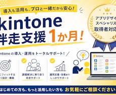kintone作成の伴走支援します イメージ1
