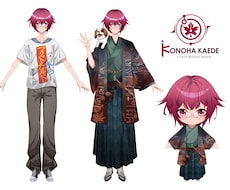 Vtuber向け!デビューセットを一括制作します 男性、女性Vtuber向け!全部揃う!企業並みLive2d!