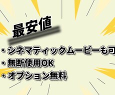 様々な動画を最安値(3000円)で編集します イメージ1