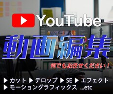 様々なジャンルの動画を製作いたします イメージ1