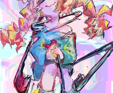 厚塗り風で魅力的な全身イラスト描きます イメージ1