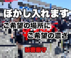 ボカシ加工承ります イメージ1