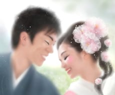 水彩系の似顔絵をお描きいたします 心を込めて…優しいタッチのイラストをお描きいたします