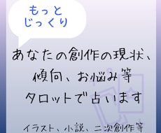 もっとじっくり創作占い！あなたの創作を占います イメージ1