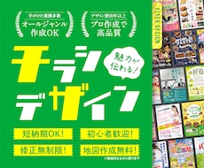 高品質チラシをプロがお安く作成します イメージ1