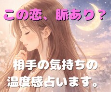 この恋、脈あり？相手の気持ちの温度感を占います イメージ1
