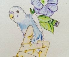 あなたの大切な家族（鳥さん）を描かせてもらいます イメージ1