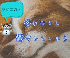 冬の体調不良に悩んでる方のお話を聴きます イメージ1