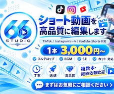 TikTok・Shorts動画を高品質に編集します イメージ1