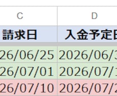 フリーランスの請求・入金管理シートを整えます イメージ1