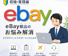 eBay輸出[実践編]スポットコンサルいたします 不安解消！現役セラーが画面共有でサポートいたします！