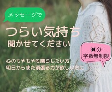 不安・辛い気持ちを取り除いて励まします イメージ1