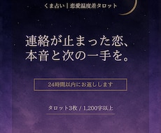 連絡が止まった恋、本音と次の一手を占います 24時間以内納品。送る前、待つ前に、今の温度を見ます