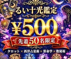 4占術統合で20ページPDF鑑定書を作ります 先着50名は¥500！通常¥6,500の4占術統合鑑定