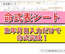 四柱推命自動鑑定ツールを提供します イメージ1